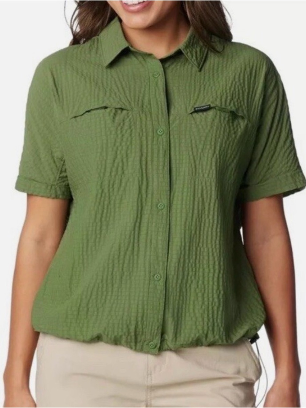 NWT Columbia boundless trek short sleeve button up shirt